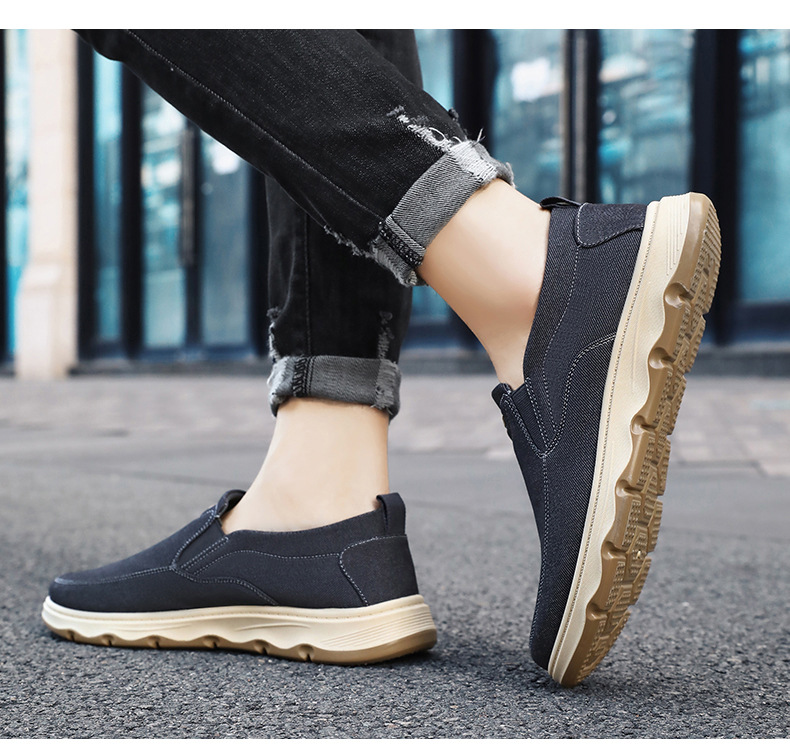 Shoes Men's New Single Shoes British Style Doudou Shoes Dad Shoes One Pedal Casual Sports Shoes_voghion.com