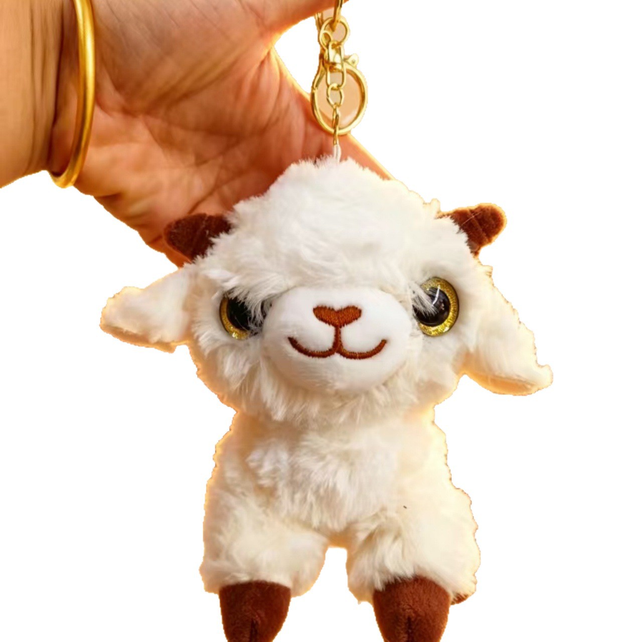 Internet-Famous Xinjiang Lamb Plush Toy Ethnic Style Rich Alpaca Creative Cartoon Gift Exchange Personalized Keychain Pendant