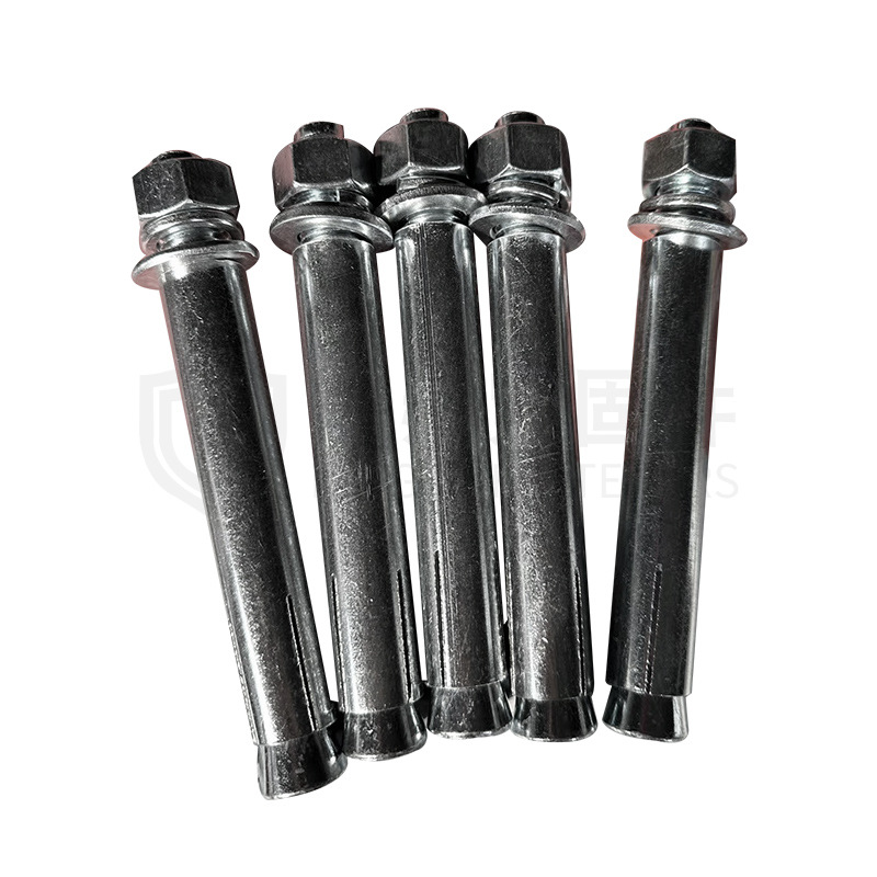 Pure standard expansion bolt M8 * 80 external expansion standard galvanized metal expansion bolt Din