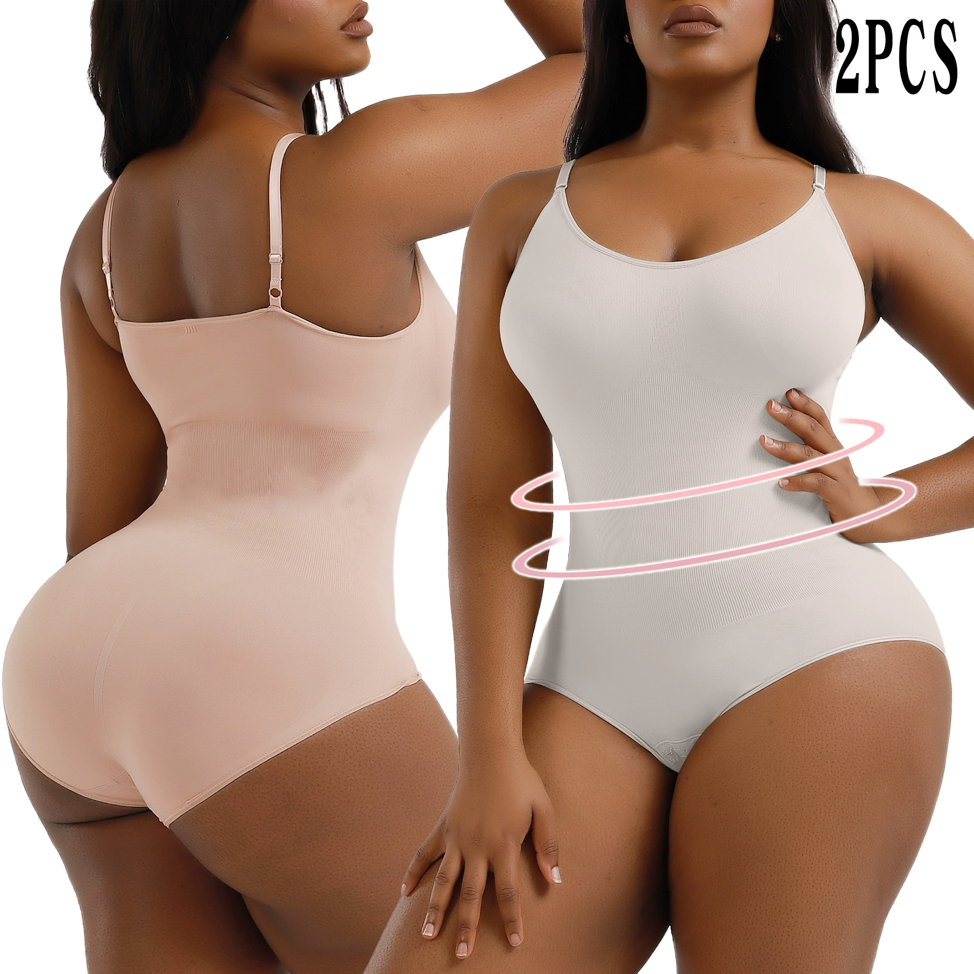 Постpartum Shapewear Bodysuit, European Style, Plus Size, Hip-Lifting Support
