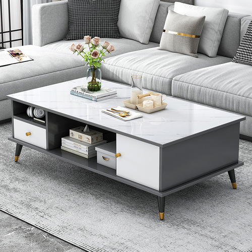 Yijiada light luxury coffee table Nordic small apartment simple modern living room home TV cabinet multi-functional small table side table