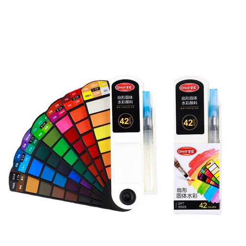 Master solid watercolor paint set for beginners powder gouache painting pigment student graffiti 18/24/36 colors
