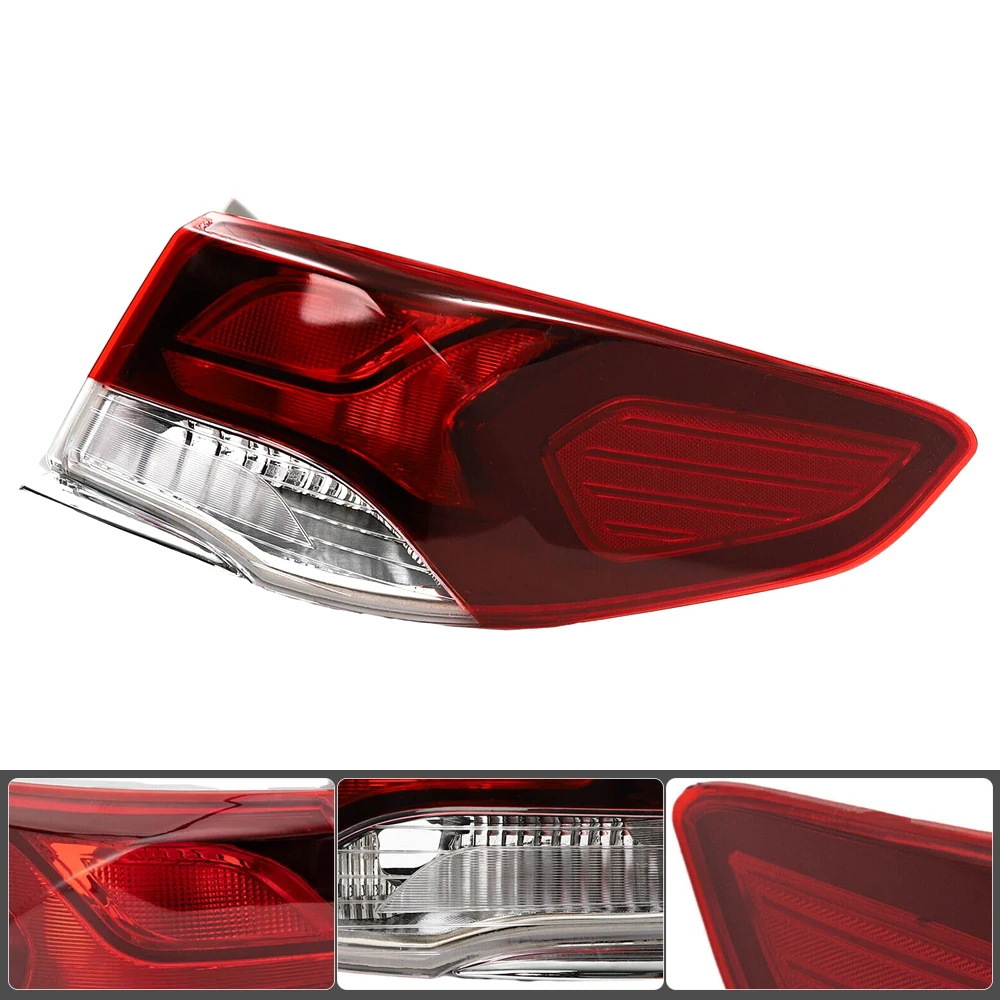 Aplicable a Sonata Hyundai 18 - 19 Yuxiang Cable 8 Cable 9 Asamblea de lámpara trasera Lámpara de freno Lámpara de marcha atrás