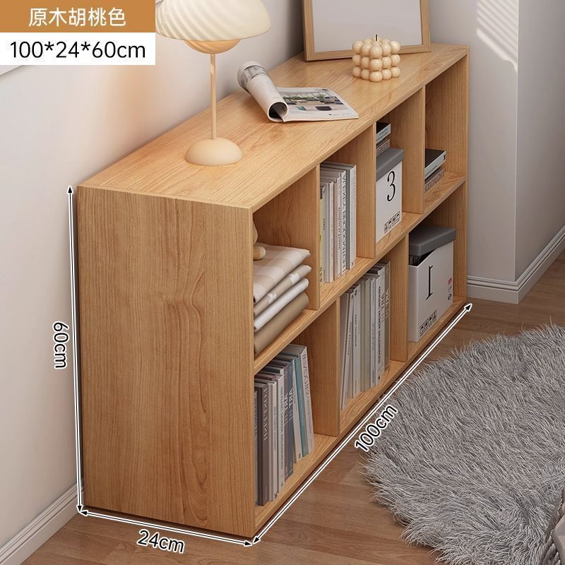 Стеллаж орех натуральный 80x24x60