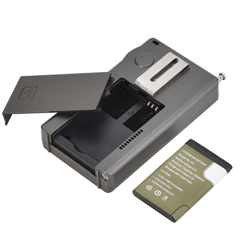 HRD - 747 Radio portátil de banda completa Radio de visualización digital de campo cruzado Amateur VHF / UHF Recepción de canales