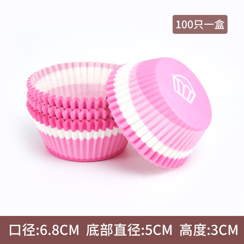 Hot sale pastel de papel a prueba de aceite 100 paquetes de postre de alto rendimiento pastel de nieve niang base de papel de horneado tazas