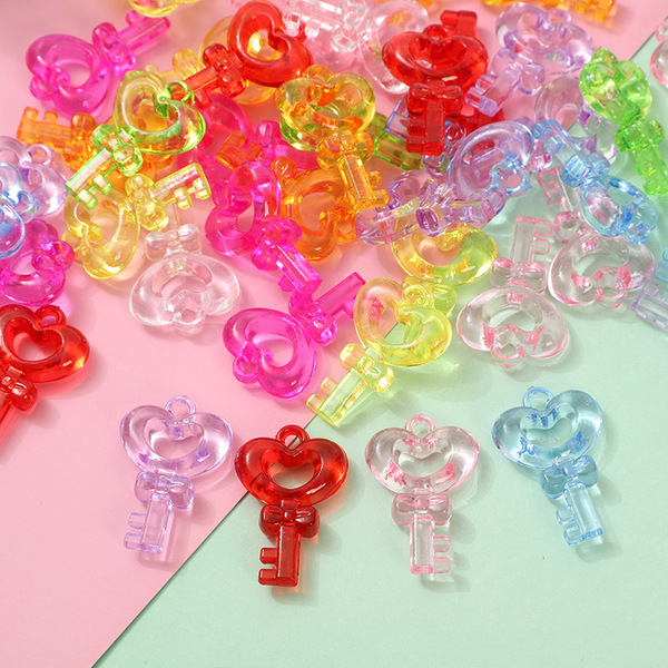 transparent pendant for keys