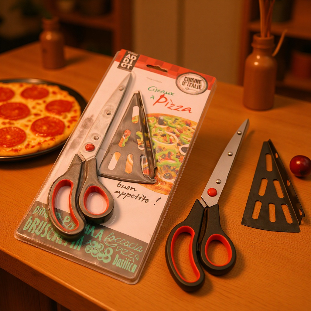 Tijeras de pizza desmontables de acero inoxidable de cocina casera tijeras de pizza para hornear pala de pizza panqueques de filete tijeras de comida