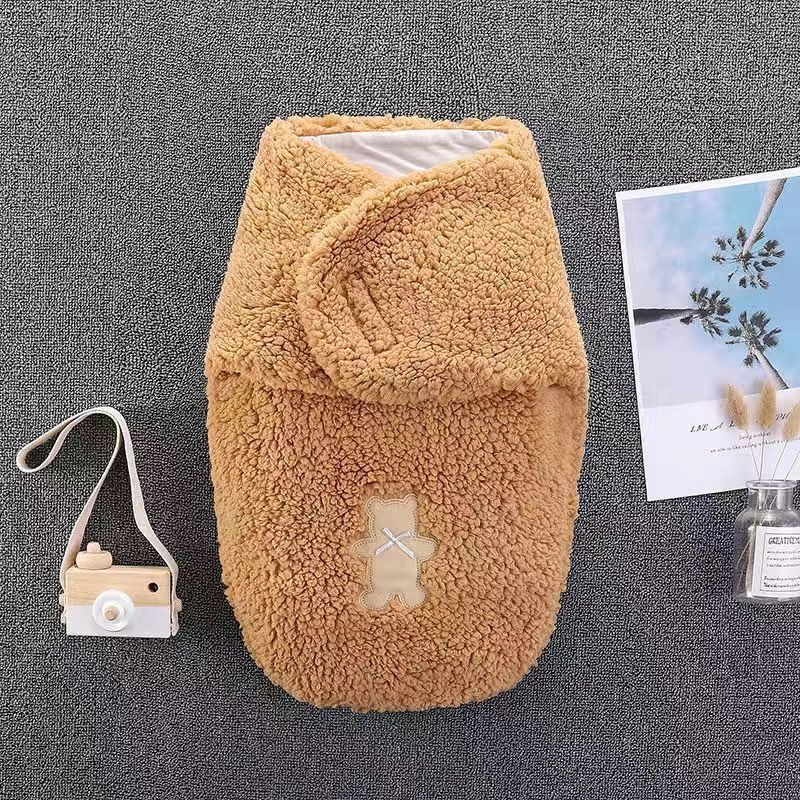 Bebé abraza bolsa de dormir otoño-invierno engrosado frío y cálido recién nacido paquete de salida - mes