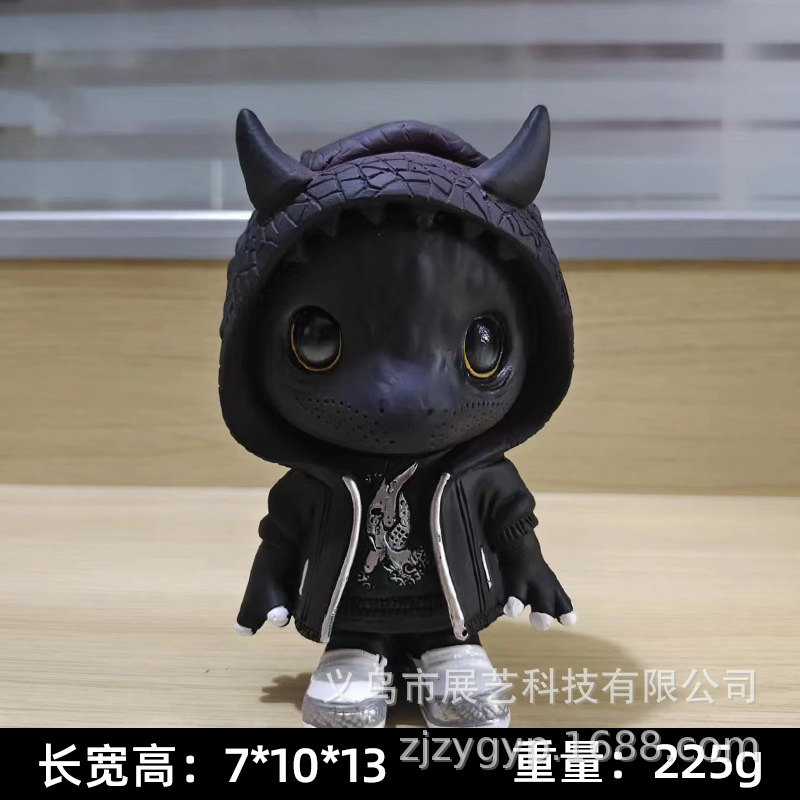 Transfronterizo nueva decoración del hogar dinosaurio elfo decoración de escritorio atmósfera escena diseño artesanía de resina