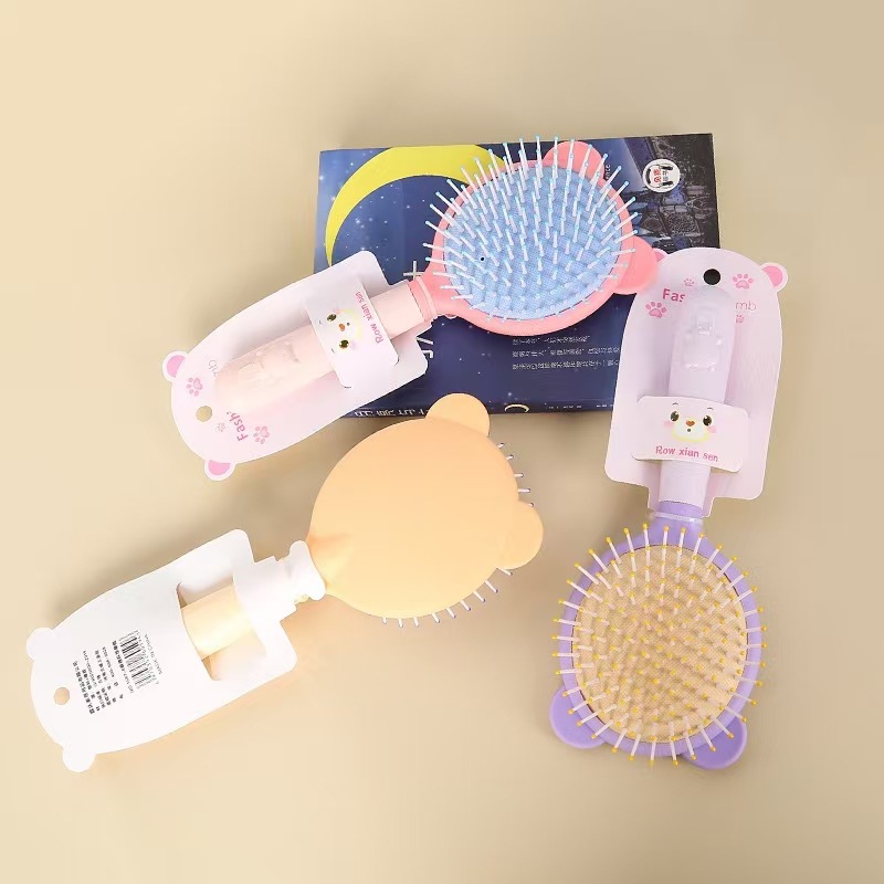 Nuevos productos de color caramelo cojín de aire peinado para niñas peinado de masaje portátil peinado de masaje airbag peinado de masaje