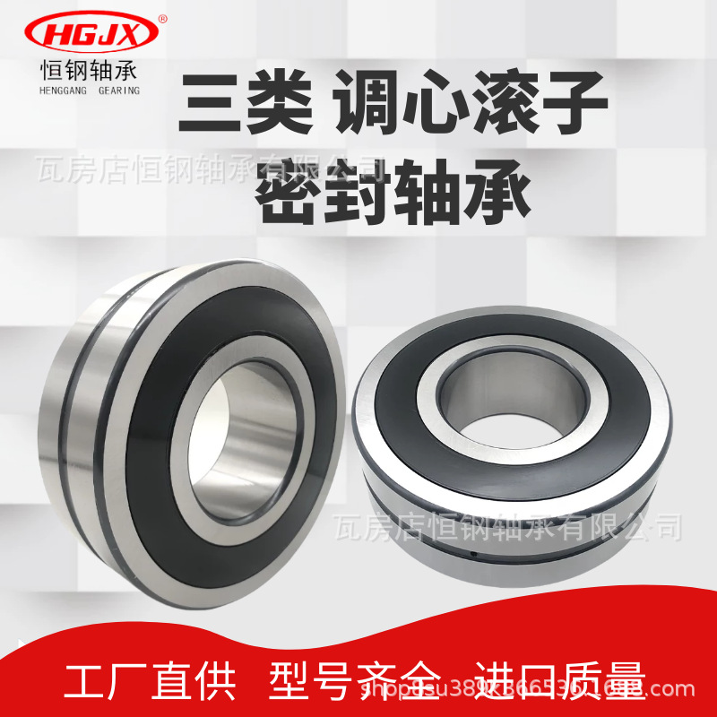 加厚密封BS2-2212-2CS-2RS 60*110*34 双列调心滚子轴承 恒钢HGJX