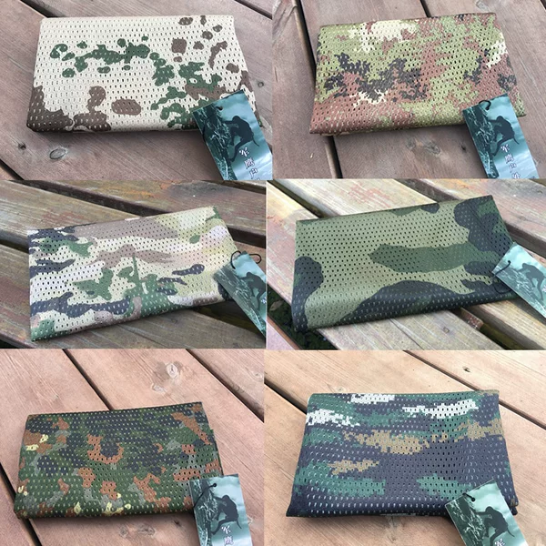 Eagle Army Fan Camouflage Scarf Outdoor Breathable Scarf Summer Sunscreen Small Square Scarf Tactical Special Forces Camouflage Scarf