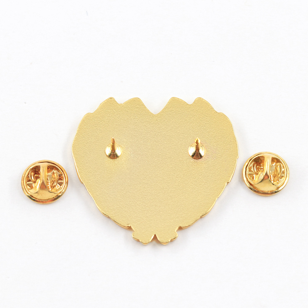 Toge Inumaki and Fushiguro Megumi Heart-Shaped Badge Spell Return Enamel Pin Anime Merchandise Fan Gift Collection