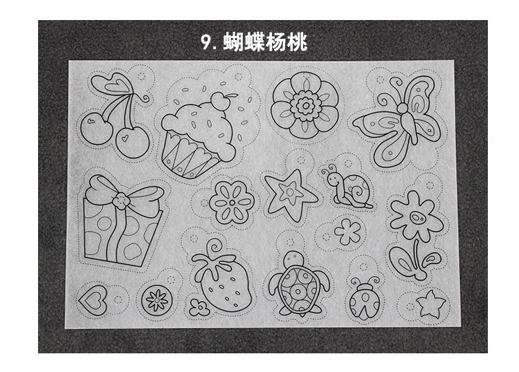 充填熱収縮シートshrinky dinks手作りDIY部品収縮シートスライス熱収縮シートクロスボーダー|undefined