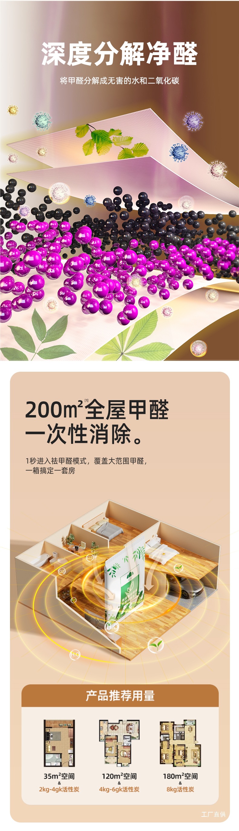 Shanshan Activated Carbon Formaldehyde Remover to Remove Odor Decoration Formaldehyde-Absorbing Carbon Bag New Car New House Bamboo Charcoal Bag