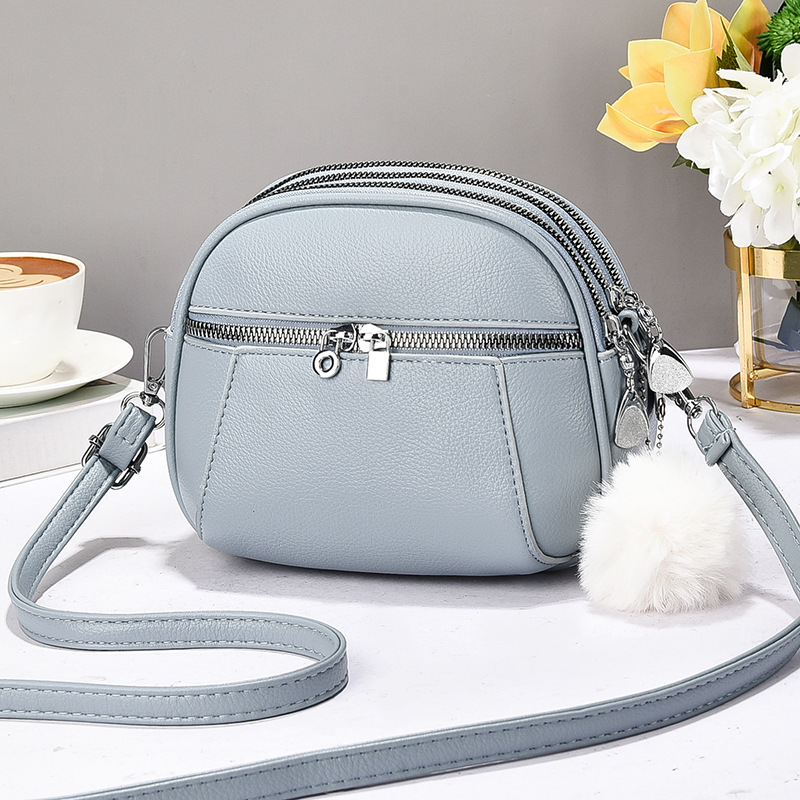 Versión coreana de varios compartimentos de alta calidad para damas bolso cuadrado pequeño bolso de hombro de moda de verano 2025 nuevo bolso de mensajero de todo fósforo