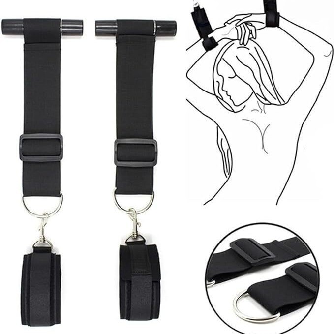 Cross-Border Sex Carmen Handcuffs Sm Door Bondage Adult Sex Toys Bdsm Steel Pipe Hanging Door Handcuffs Hanging Hand Toys