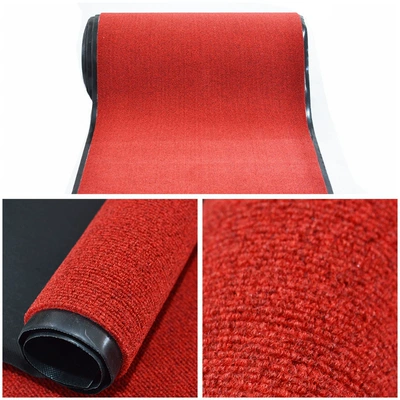 stripe floor mat hotel corridor aisle — Avtomobil döşəmə paspasları - full-stripe-dark-red-black-edge-upgrade-09-meters-wide-take-a-few-pieces-and-send-a-few-meters