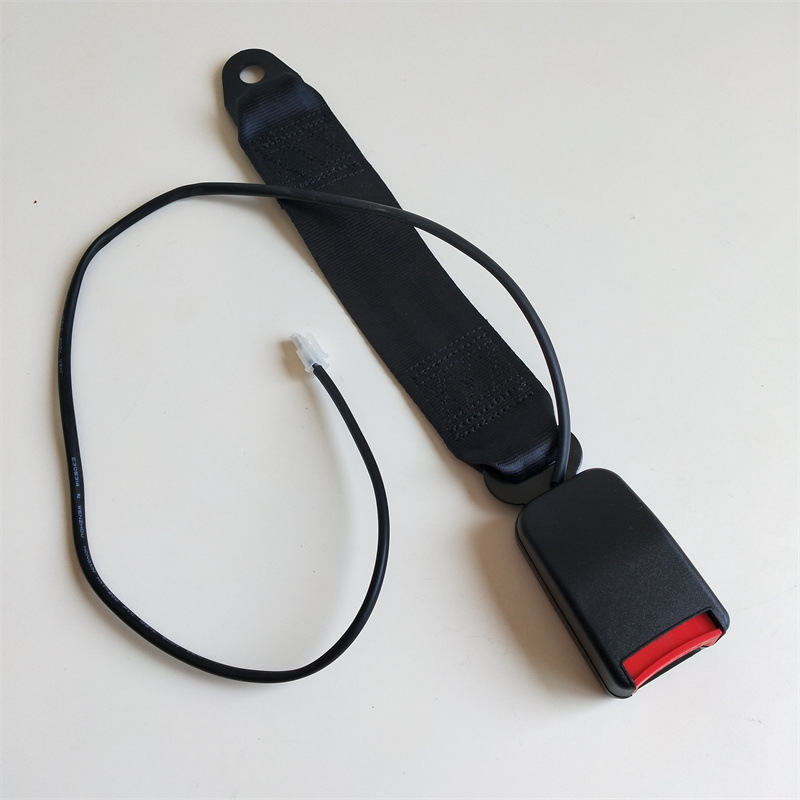 in stock car seat belt seat socket with alarm line bus seat belt lock buckle truck forklift slot wholesale