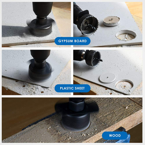 Cross-border 11pc 16-piece plastic boxed hole saw gypsum board hole opener 19mm64mm ceiling hole drilling set