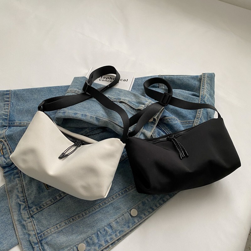 Korean Style Ins Style Leisure Joker Small Square Bag Single Shoulder Spring and Summer Sports Students for Men and Women Large Capacity Class Commuting