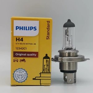 Philips H4 12342C1 12V 60/55W P43T Orijinal Avtomobil Yaxın/Uzaq İşıq Lampaları