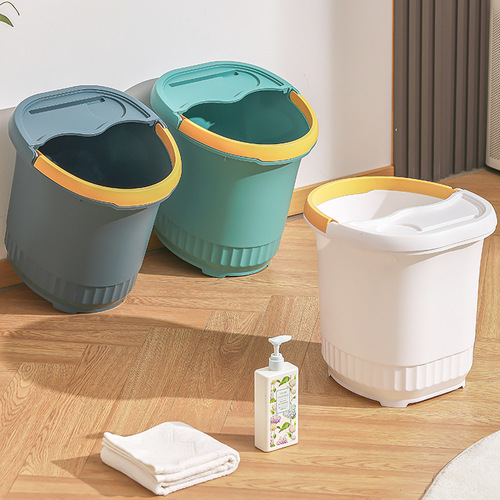 Extra thick and deep plastic footbath household footbath bucket massage footbath health footbath bucket basin footbath wholesale