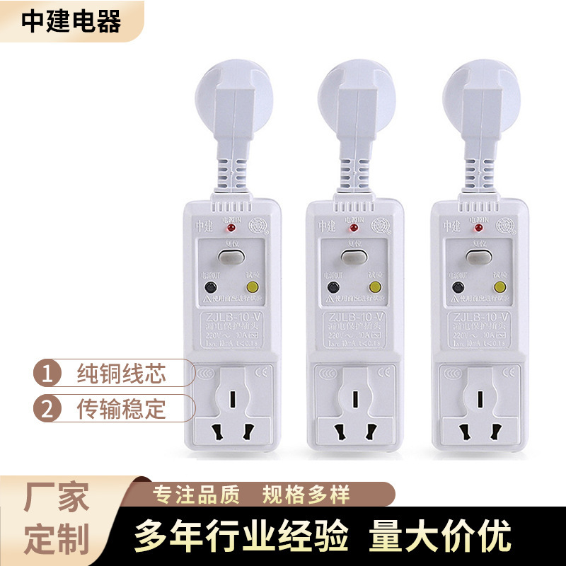 10A Leakage Protection Plug Supply Leakage Protection Plug Leakage Protector for Water Heater