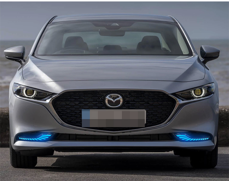 Suitable for 20-25 Models of Mazda 3 Axela Daytime Running Lights, Mazda Axela Modified Special Led Fog Lights