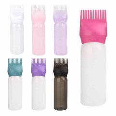 Hair Wash Bottle for Salon Use with Teeth, Graduated Hair Color Bottle, Toothed Dry Wash Hair Wash Pot, Bubble Making Bottle for Hair Dye