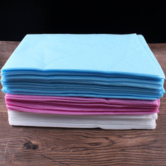 Beauty salon supplies oil massage bed waterproof and oil-proof SMS non-woven fabric pad with holes disposable sheets