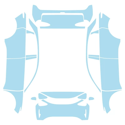 Car paint protective film — of Cutting Invisible Paint Film - complete-set-of-the-whole-car-imported-tpu-film-specially-cut-for-special-vehicles