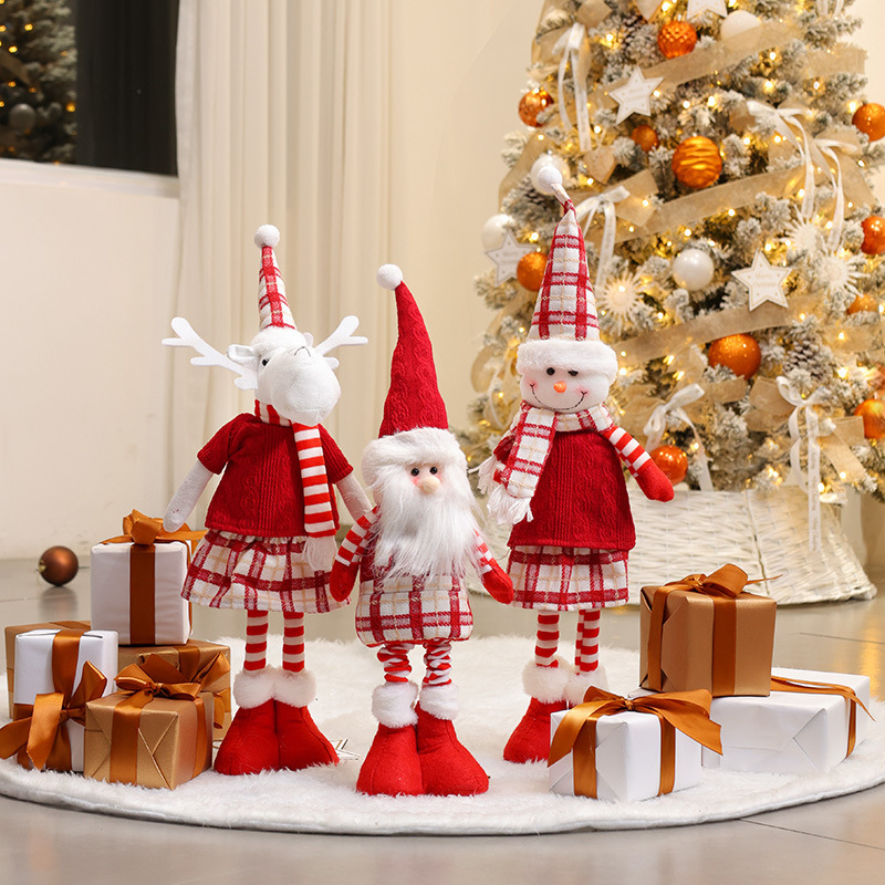 Decoraciones de árboles de Navidad Encriptación luminosa Estilo ins Decoración de Navidad para el hogar Paquete Tamaño Diy Decoración Vestir