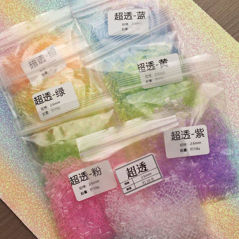 Colorful jelly color-changing beads for DIY crafts, high-quality high-transparency fusion beads, ultra-clear supplementary beads Colorful jelly color-changing beads for DIY crafts, high-quality high-transparency fusion beads, ultra-clear supplementary beads