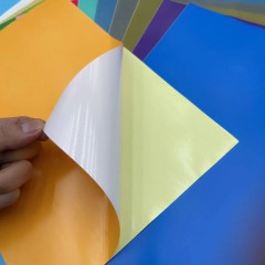 A4合成紙牛皮紙銅版紙不乾膠彩色打印紙啞光面空白手寫防水自粘貼