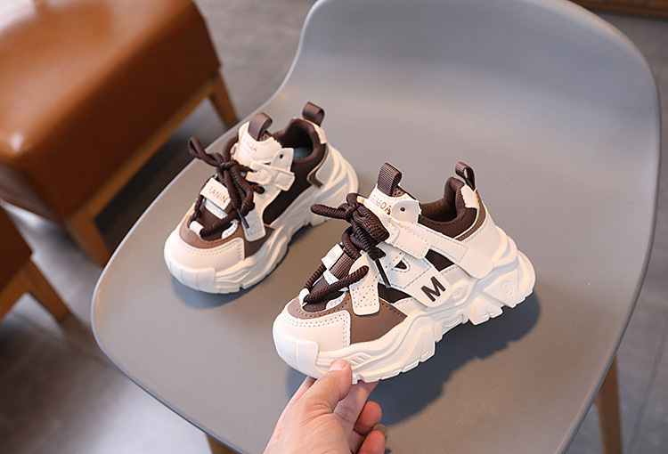 Robuste Leder Sneaker Für Kinder Mit Rutschfester Laufsohle_voghion.com