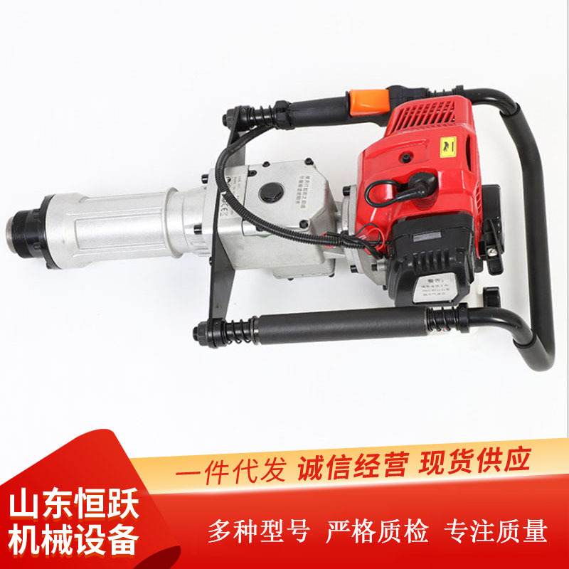 供应手持式防汛打桩机 二冲程汽油植桩机 小型打桩机