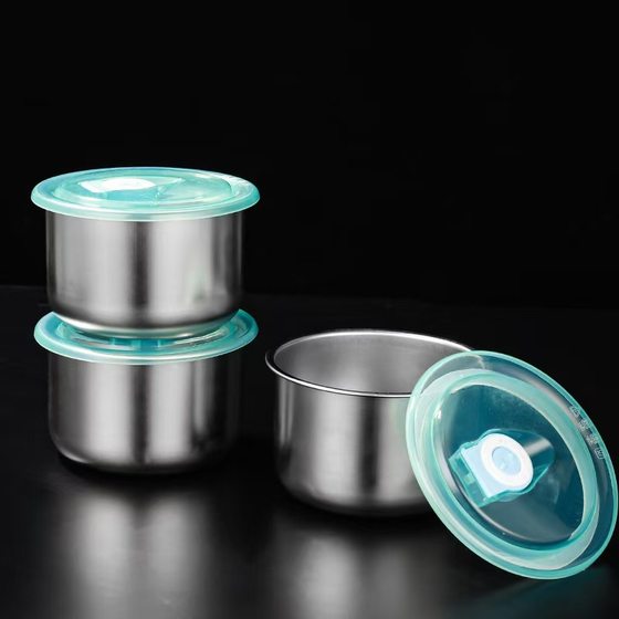 Kitchen side dishes separate ingredients picnic outdoor meal box fruit storage box sealed fresh refrigerator with lid sealed box
