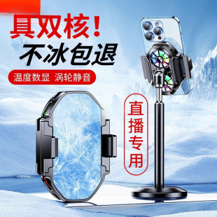 Mobile Phone Radiator Cooling Artifact Anchor Playing Game E-Sports Back Clip-On with Bracket