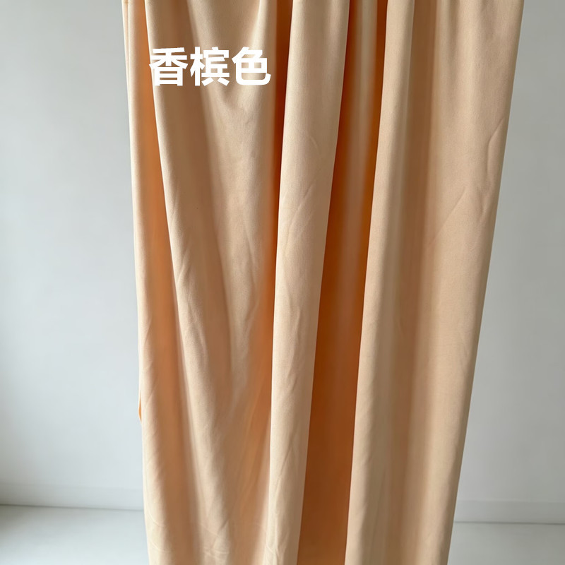 Tela de seda roja al por mayor, tela elástica de doble cara para cortinas de techo, tela de gasa para decoración de escenarios de boda image 8