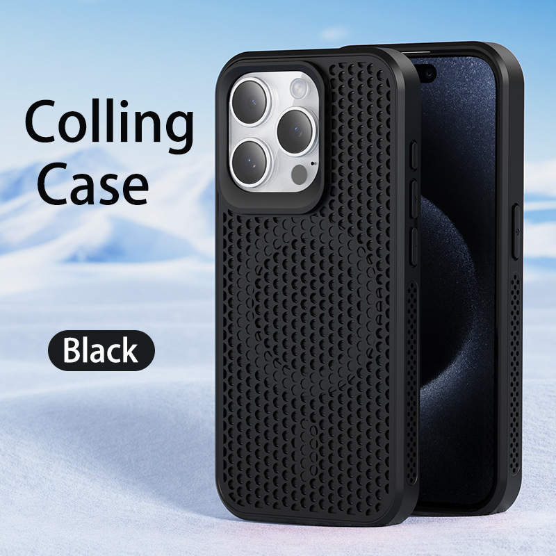 Funda para teléfono móvil Apple 17ProMax, funda magnética transpirable con disipación de calor para iPhone 15PRO, funda con disipación de calor para celular 11
