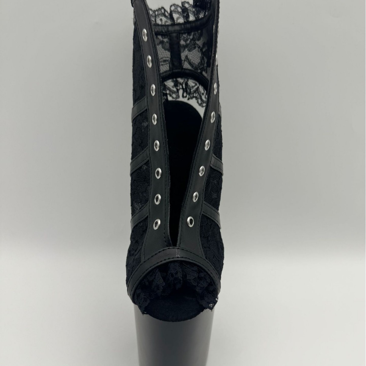 20cm Super Sandalias de tacón alto, encaje sexy zapatos de baile sexy modelo pasarela vestido a juego zapatos de verano