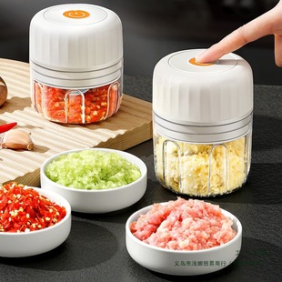New Garlic Electric Garlic Masher Household Wireless Garlic Grinder Garlic Seasoning Grinder Garlic Press