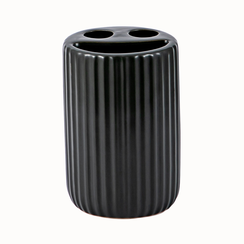 Meilin lujoso cerámica baños de lavado conjunto de artículos de baño taza de enjuague de baño taza de cepillo de dientes set creativo