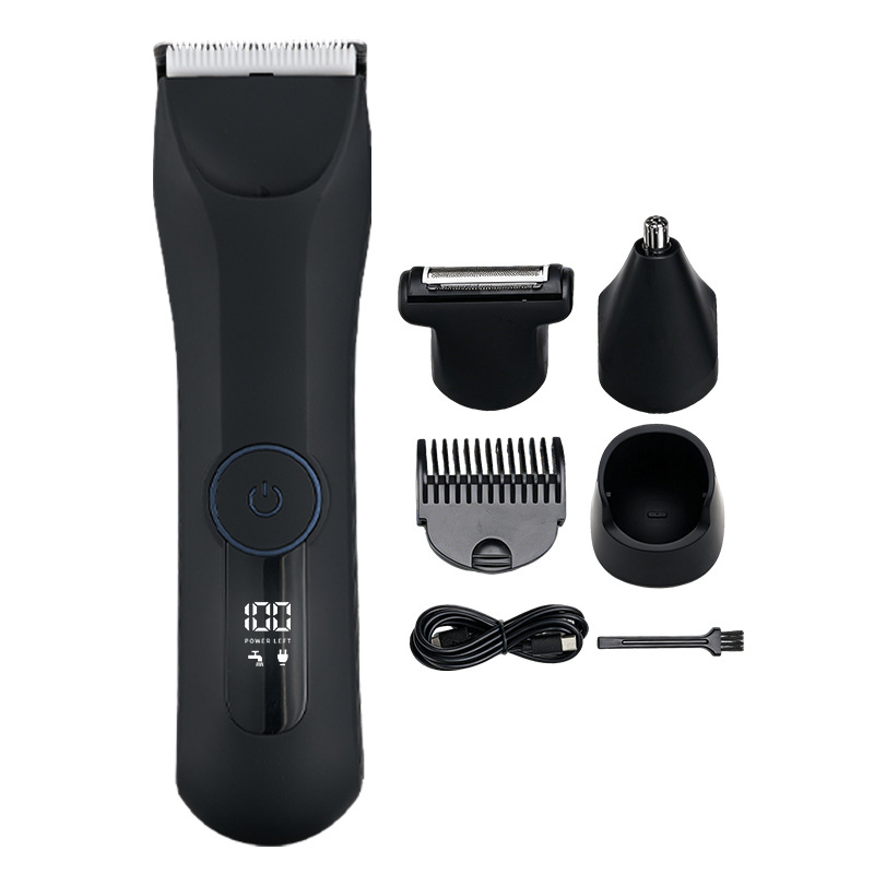 Transfronterizos para hombres cortadores de cabello corporal 3 - en - 1 paquete de cosméticos para hombres afeitar personal afeitar cuchilla de afeitar image 7