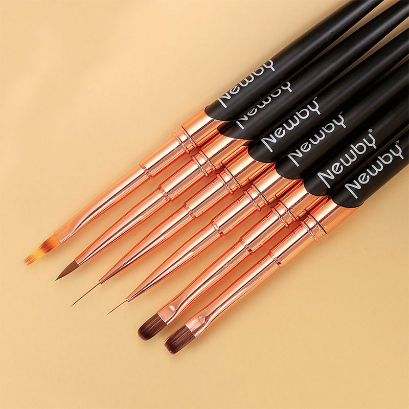 Bolígrafo de acuarela de manicura Pigmentos florecientes para pintar el área de la línea Colorear la pintura de flores Herramienta de bolígrafo de manicura japonesa