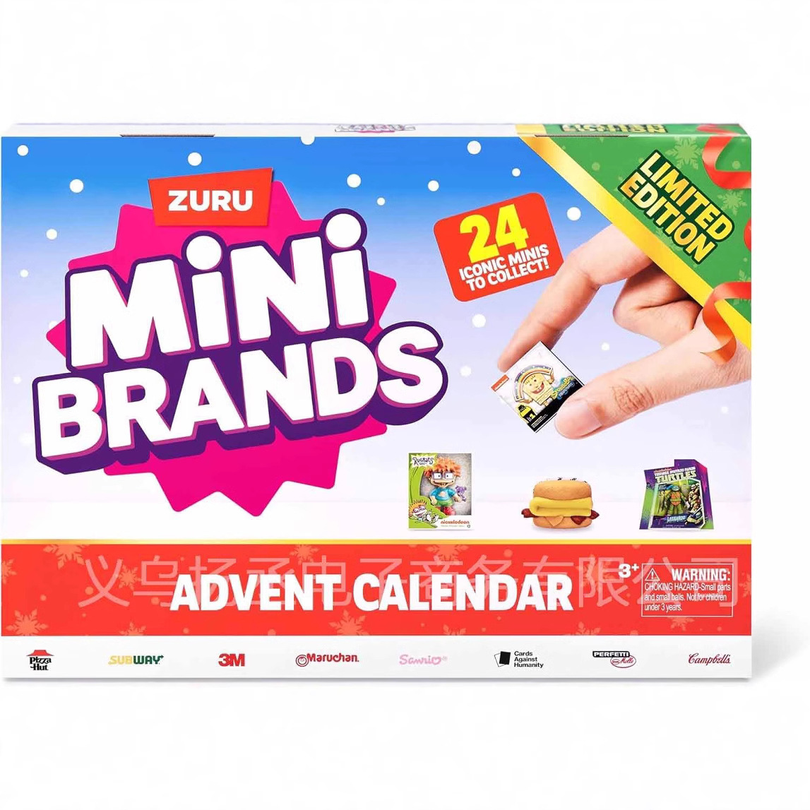 Calendario de Adviento de edición limitada Mini Brands 2024 con mini-marcas, juguetes y gourmet