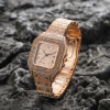 Fashionable square swiss watch, women's watch, quartz watches, diamond encrusted