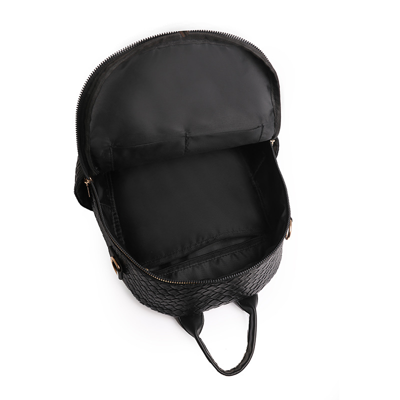 Fábrica al por mayor 2023 invierno nuevo estilo casual mujer cuero suave mochila de viaje multifuncional tejido de moda